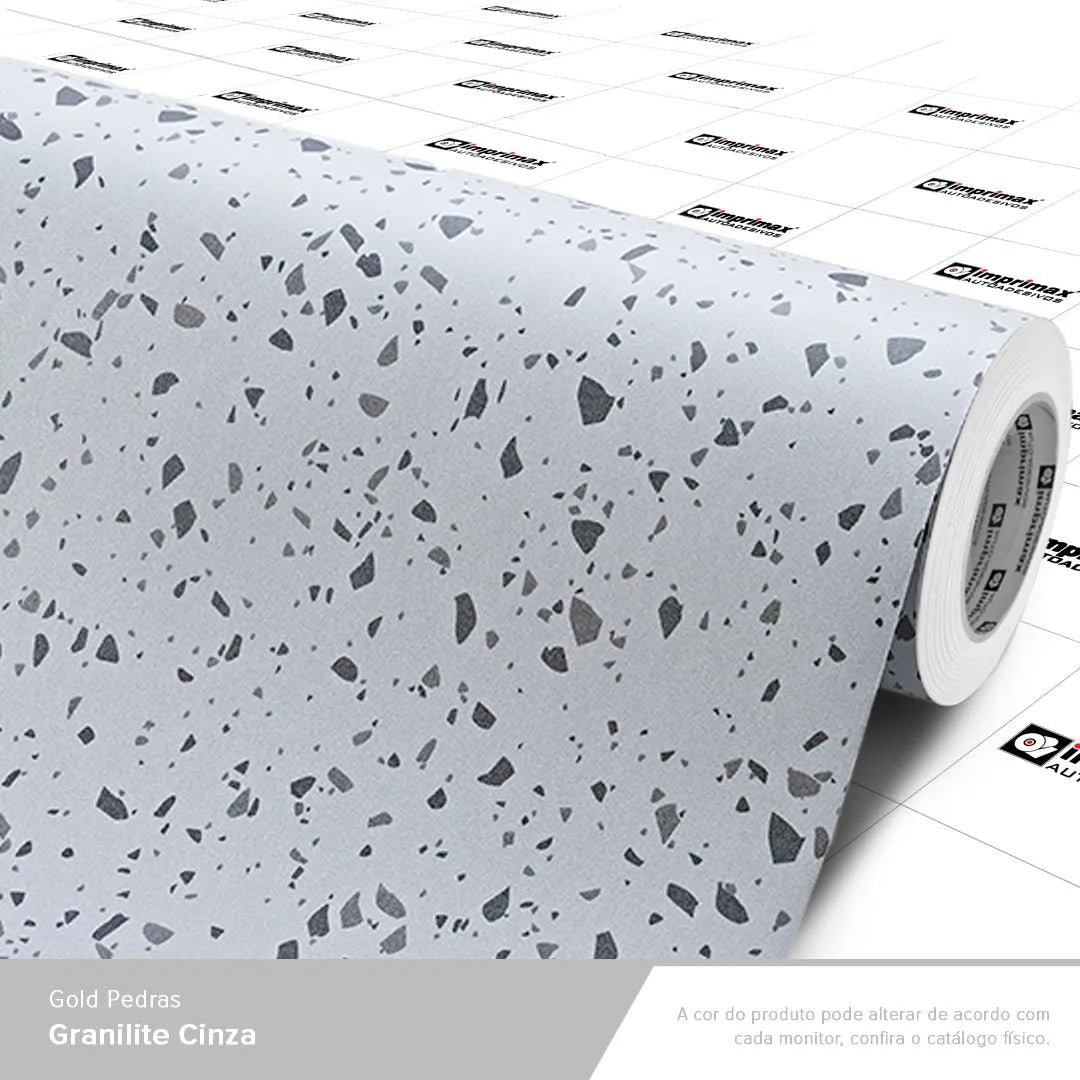 Adesivo Mármore Granilite Cinza Imprimax - Virtual Digital