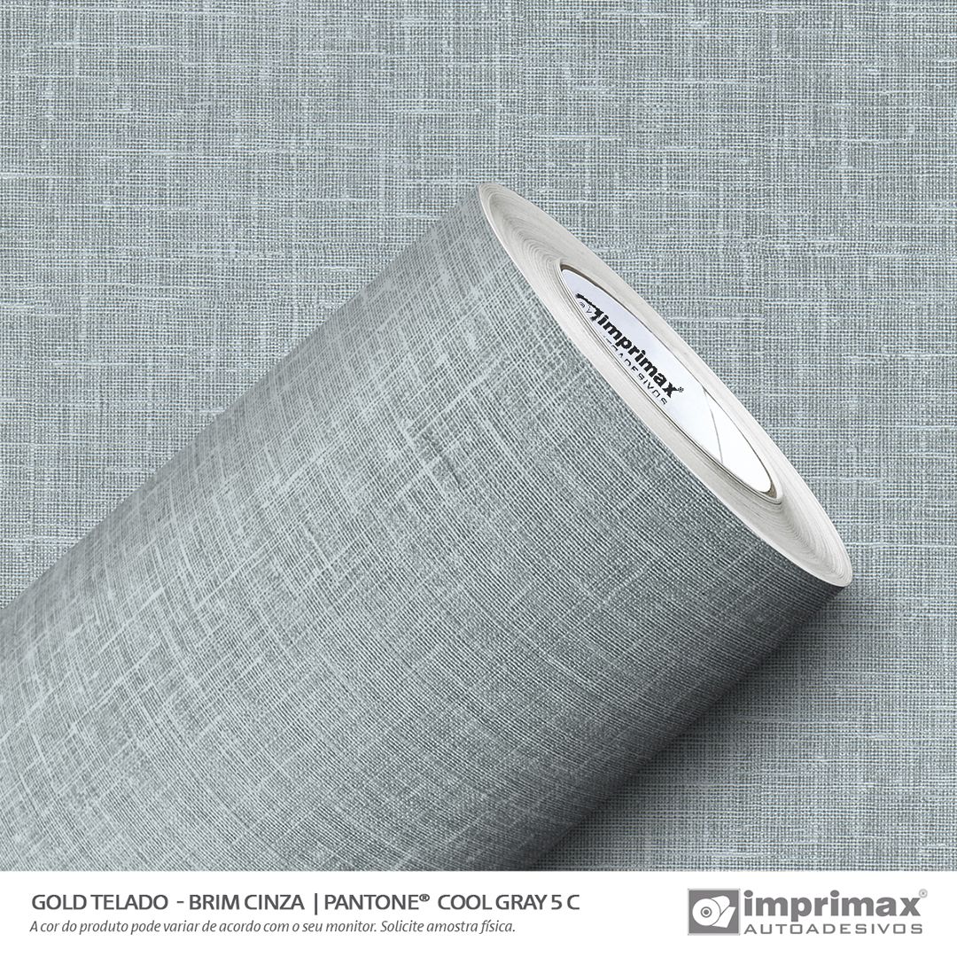 Adesivo Telado Brim Cinza Imprimax - Virtual Digital