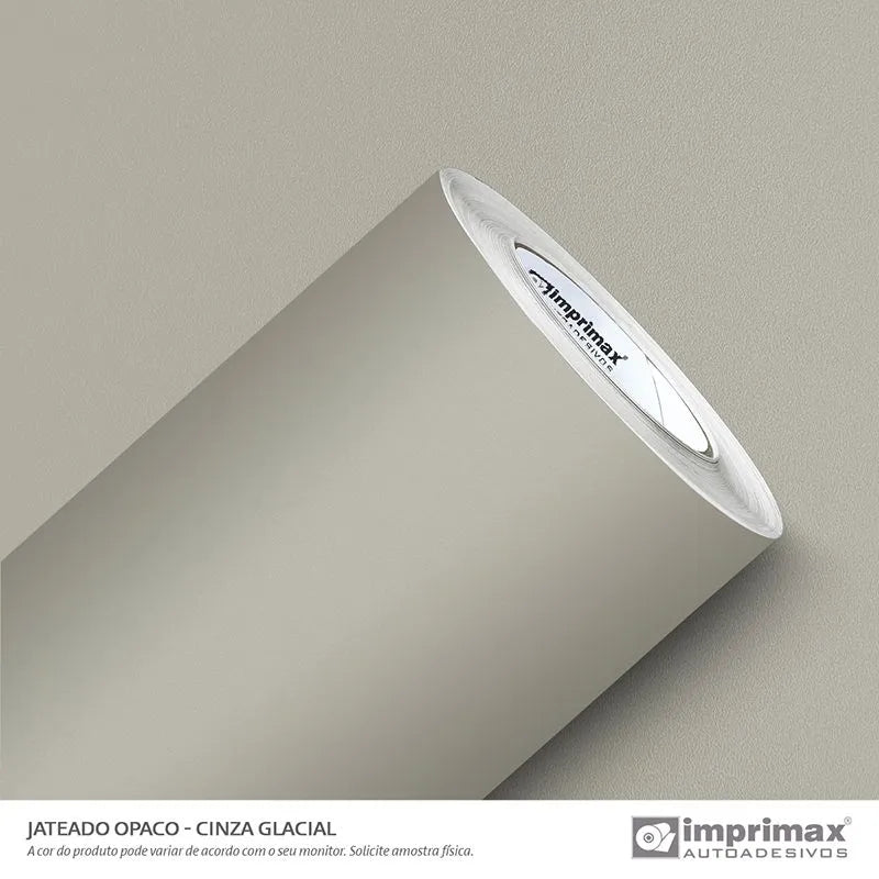 Adesivo Jateado Opaco Cinza Glacial Imprimax - Virtual Digital