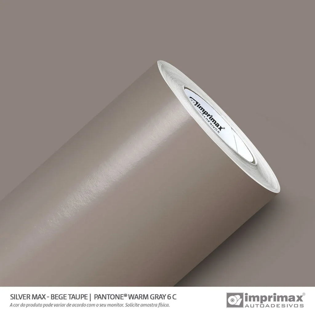 Adesivo Silver Max Bege Taupe Imprimax - Virtual Digital