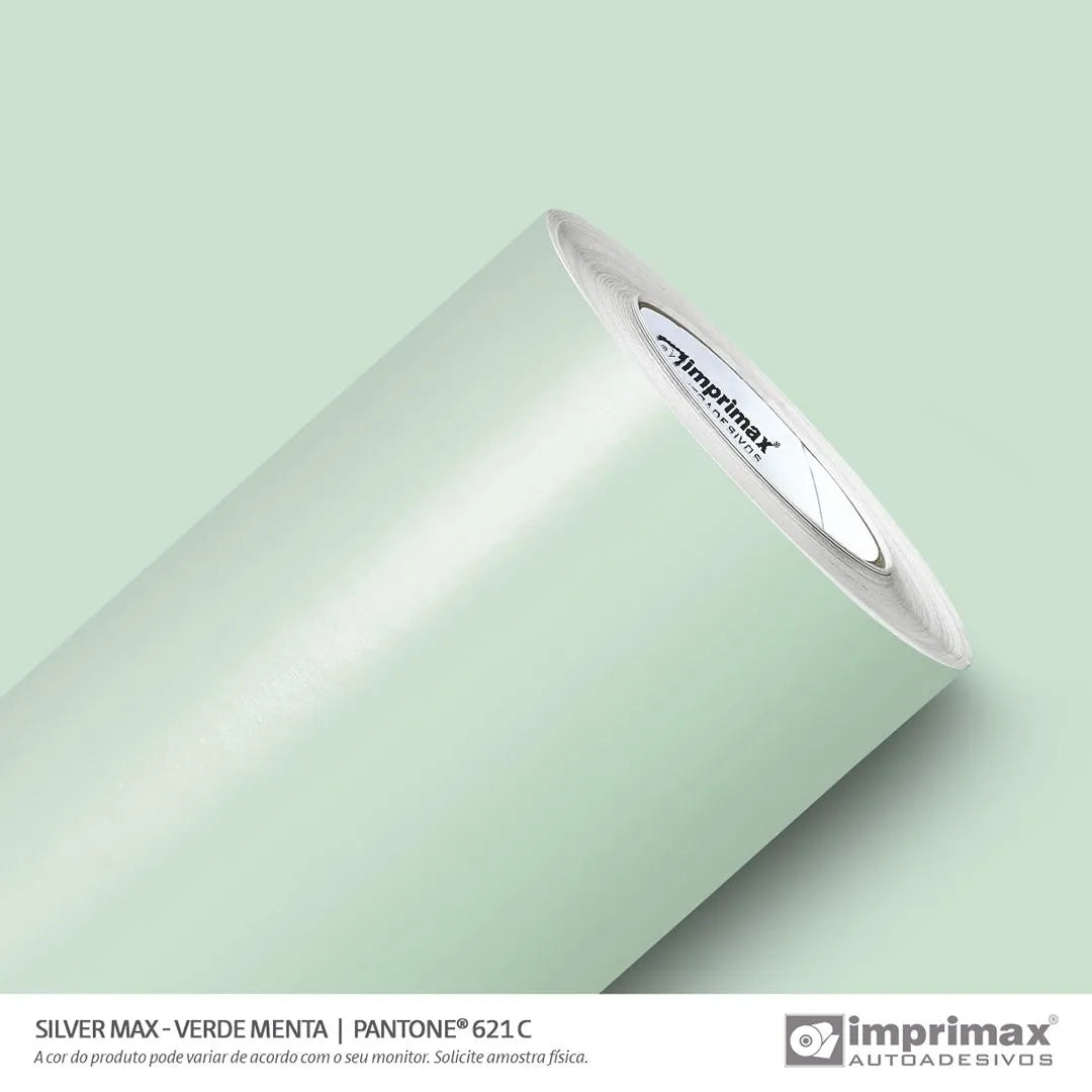 Adesivo Silver Max Verde Menta Fosco Imprimax - Virtual Digital