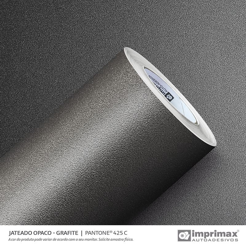 Adesivo Jateado Opaco Grafite Imprimax - Virtual Digital