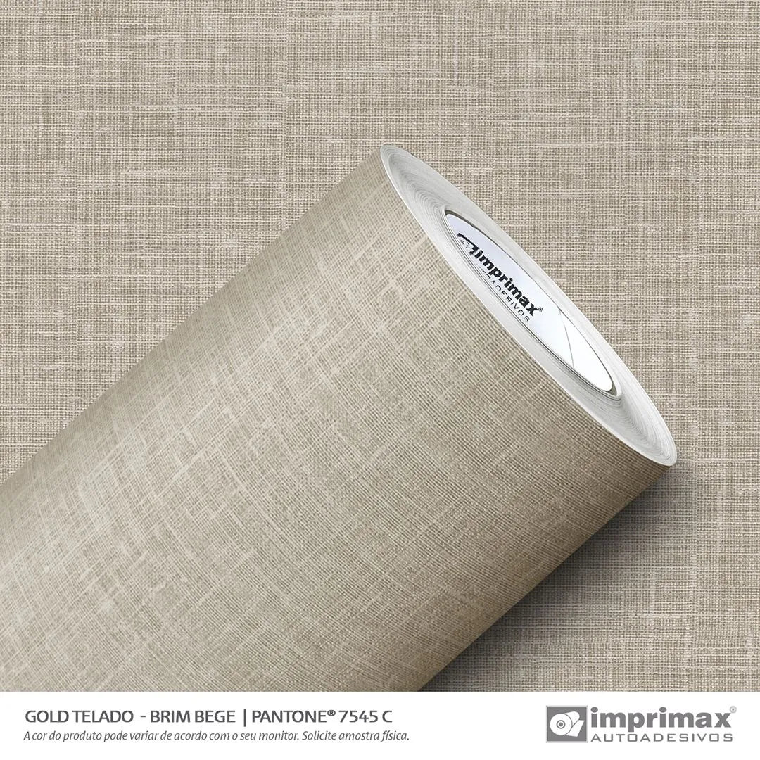 Adesivo Telado Brim Bege Imprimax - Virtual Digital