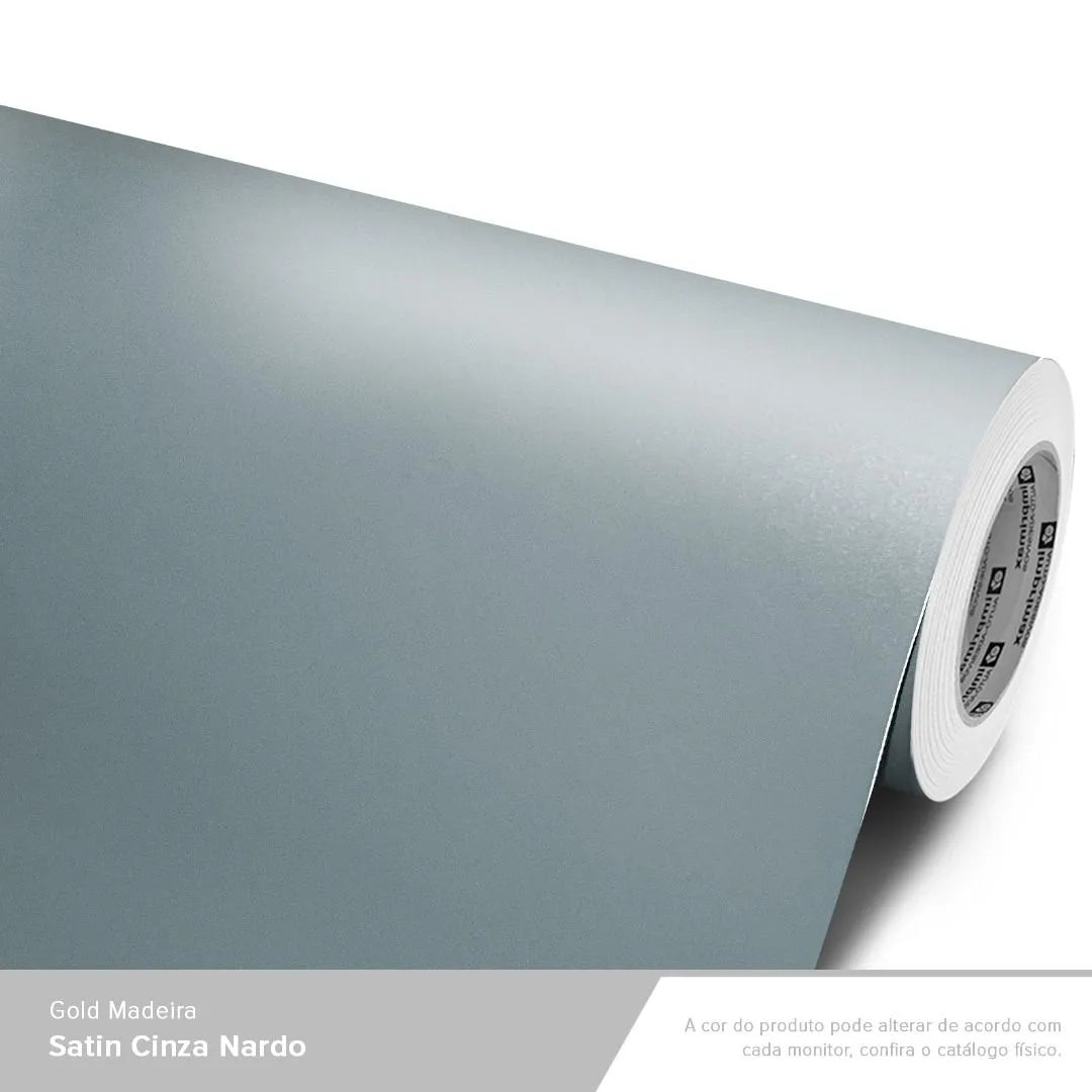 Adesivo Gold Madeira Satin Cinza Nardo Imprimax - Virtual Digital