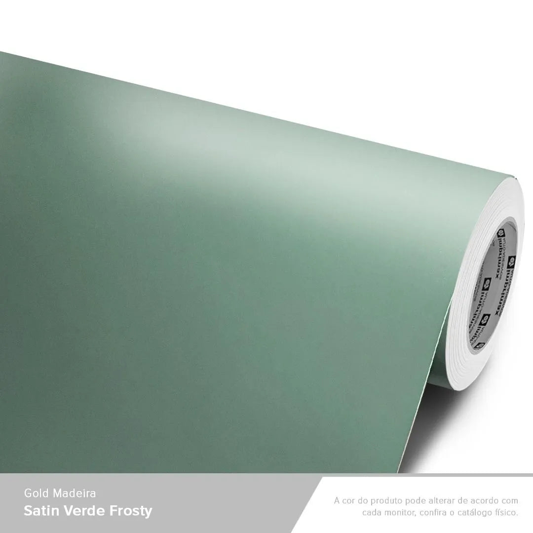 Adesivo Gold Max Satin Verde Frosty Imprimax - Virtual Digital