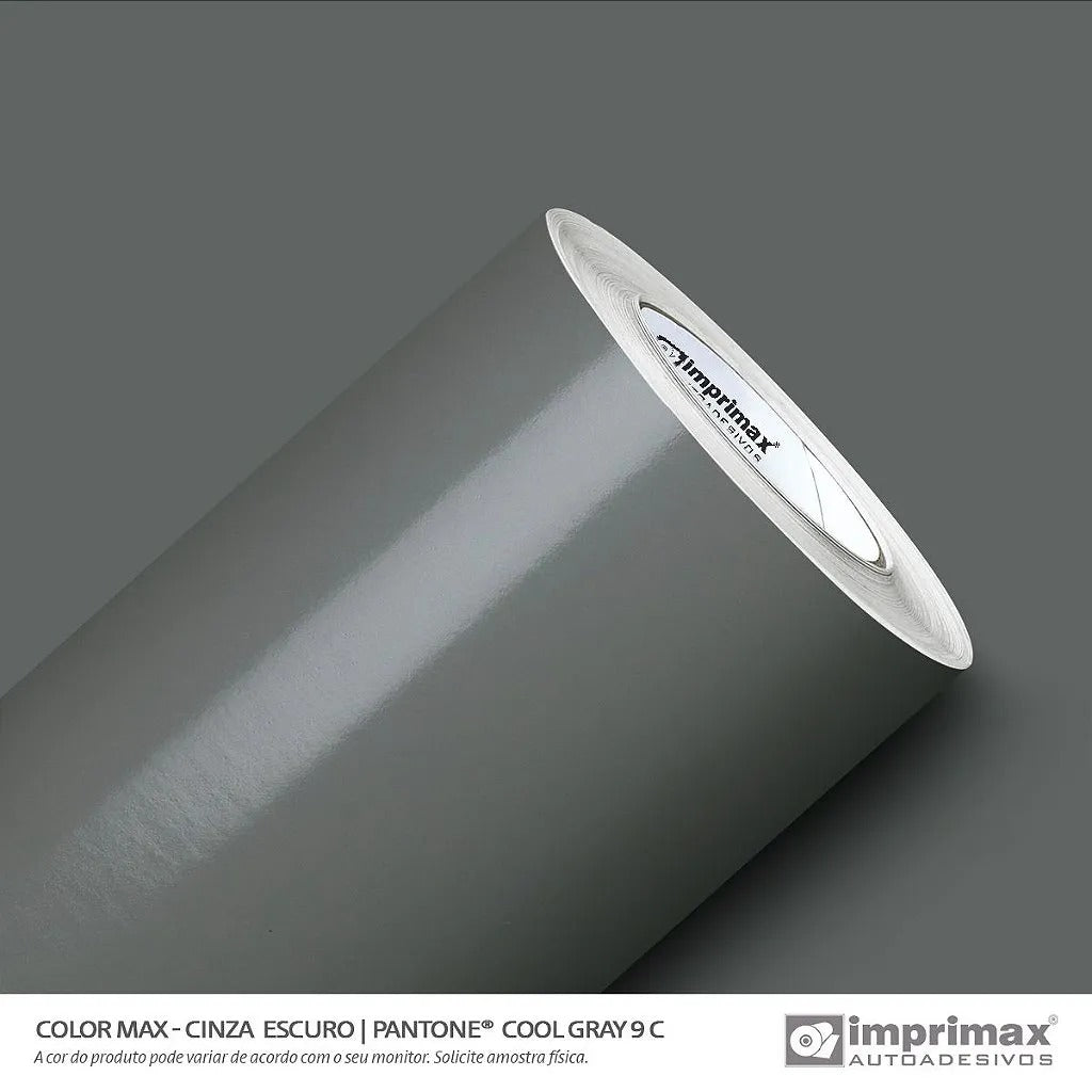 Adesivo Color Max Cinza Escuro Imprimax - Virtual Digital