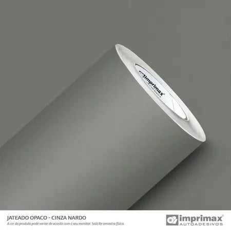 Adesivo Jateado Opaco Cinza Nardo Imprimax - Virtual Digital