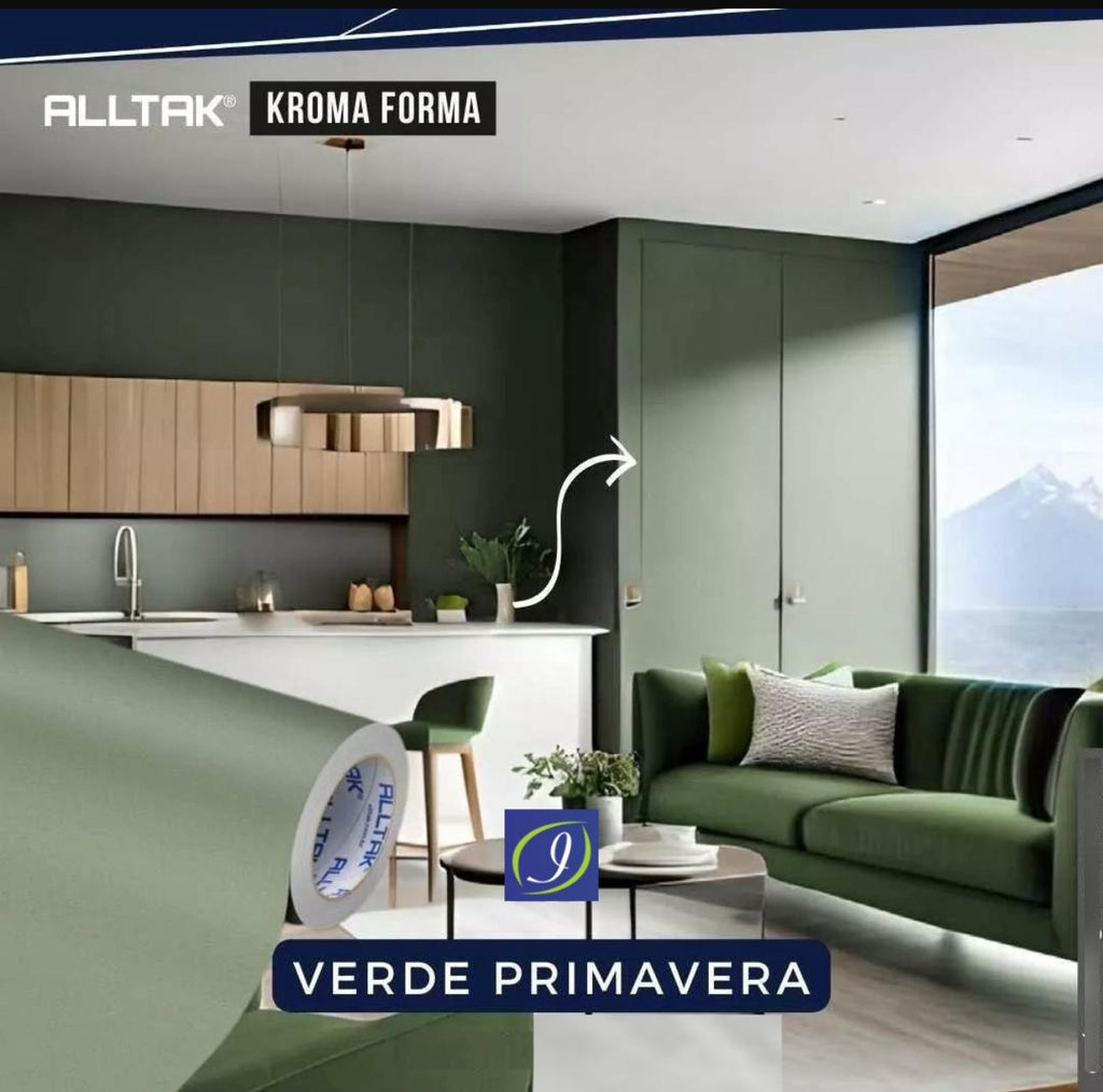 Adesivo Jateado Verde Primavera Alltak - Auto - Virtual Digital