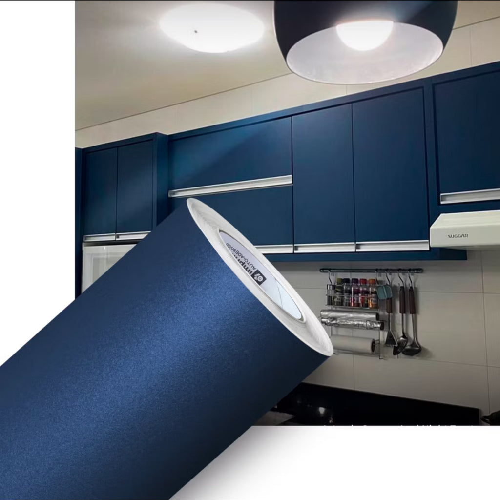 Adesivo Gold Madeira Satin Azul Petróleo Imprimax - Virtual Digital