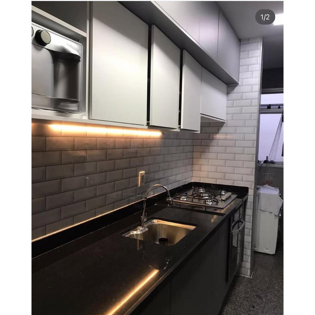 Vinil Adesivo Metrô Azulejo Branco Fosco - 1,22m Alltak - Virtual Digital