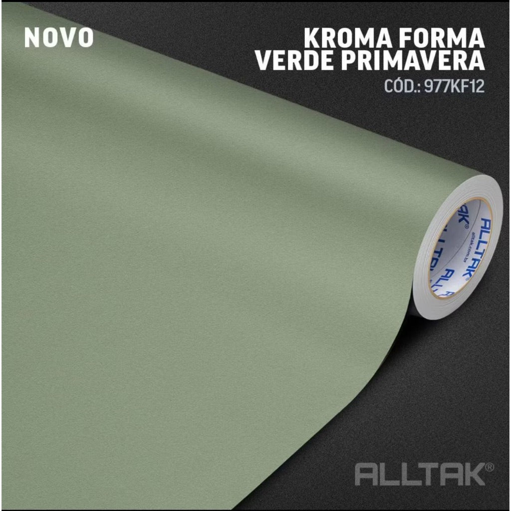 Adesivo Jateado Verde Primavera Alltak - Auto - Virtual Digital