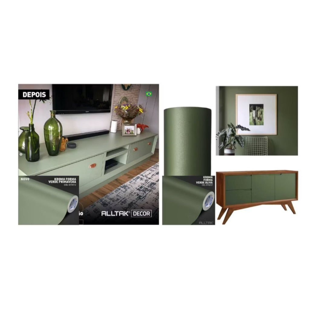 Adesivo Jateado Verde Primavera Alltak - Auto - Virtual Digital