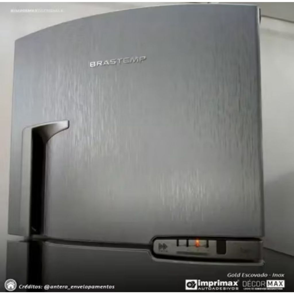 Adesivo Aço Escovado Grafite Imprimax - Virtual Digital