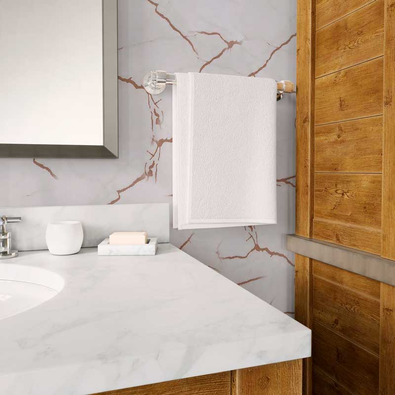 Vinil Adesivo Alltak Decor - Marmore Calacatta Oro Brilho 1,22m - Virtual Digital