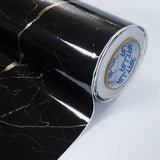 Vinil Adesivo Alltak Decor - Marmore Marquina Brilho 1,22m