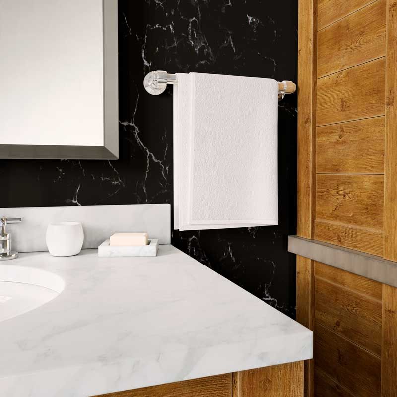 Vinil Adesivo Mármore Nero - 1 x 1,22 - Alltak - Virtual Digital