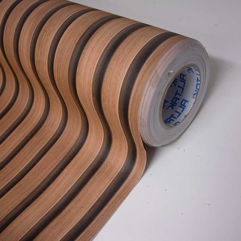 Vinil Adesivo Vigo Madeira Ripada -1,22cm - Alltak - Virtual Digital