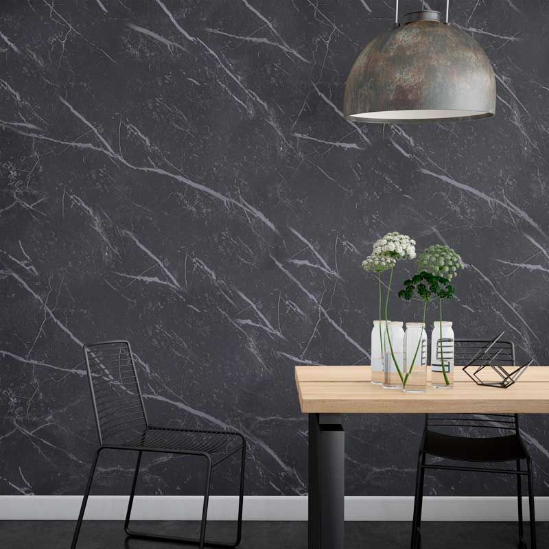 Vinil Adesivo Alltak Decor - Marmore Grigio Brilho 1,22m - Virtual Digital