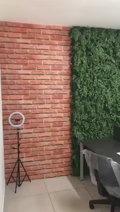 Vinil Adesivo Tijolo Vermelho - 1 x 1,22 - Alltak