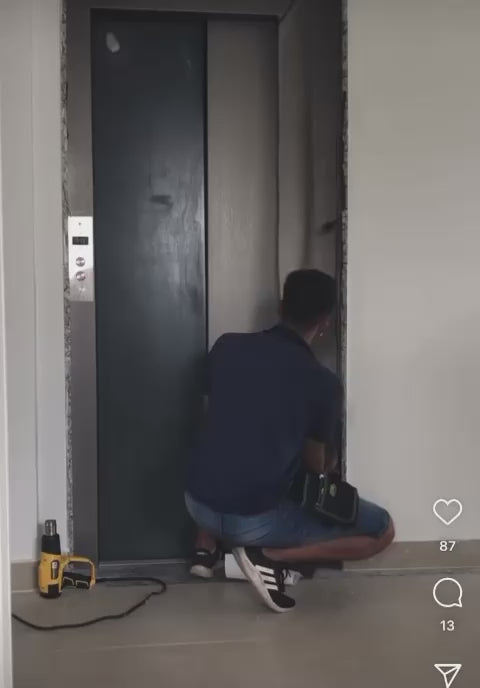 Adesivo Aço Escovado Grafite Imprimax