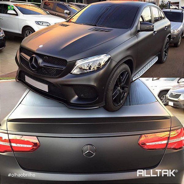 Adesivo Satin Black 1,22m Alltak (Preto Fosco) - Auto - Virtual Digital