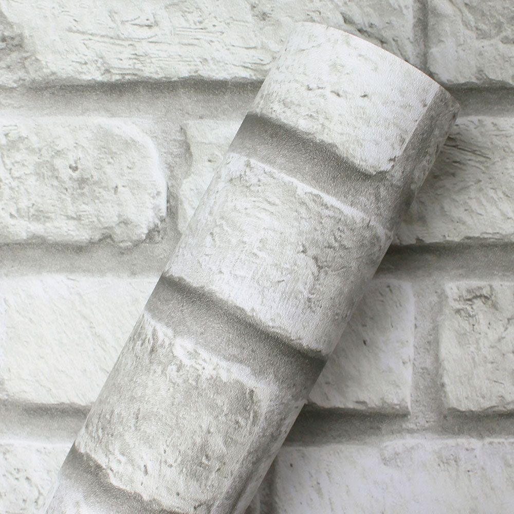 Vinil Adesivo Tijolo Branco - 1 x 1,22 - Alltak - Virtual Digital