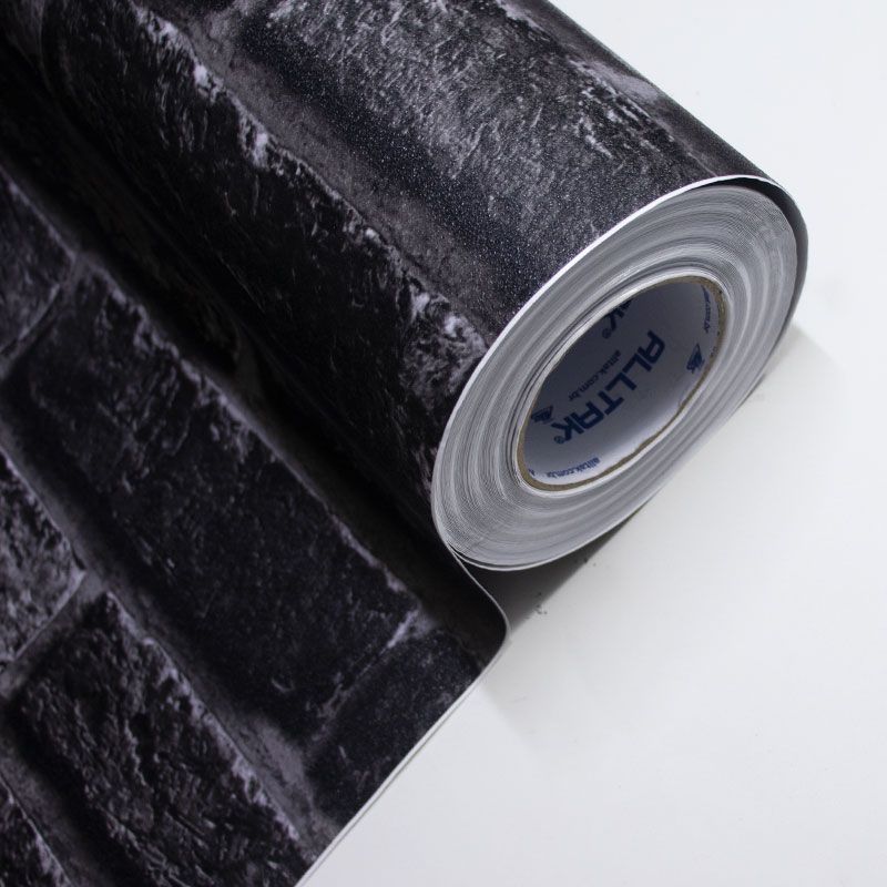 Vinil Adesivo Tijolo Preto - 1 x 1,22 - Alltak - Virtual Digital